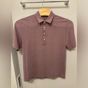 Criquet Polo Mens XL L PGA West Maroon Red Performance Pima Cotton Stretch Golf